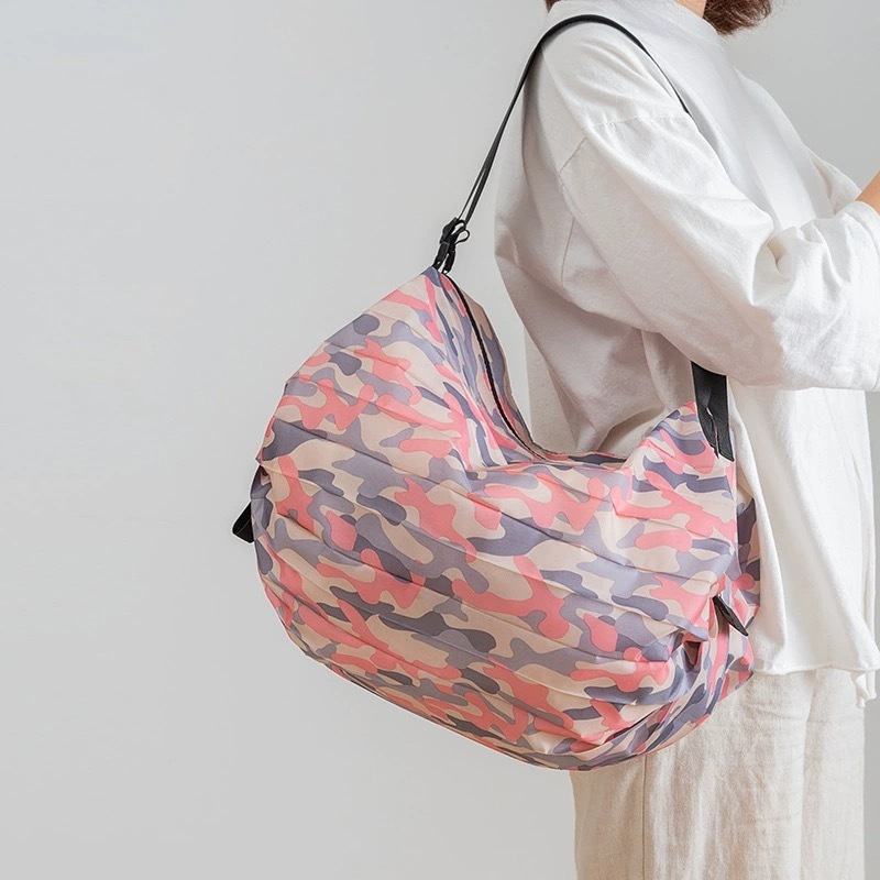[✅SG Stock] Folding Bag Foldable Bags Thick Large Capacity Supermarket Handbag Waterproof bag 折叠包